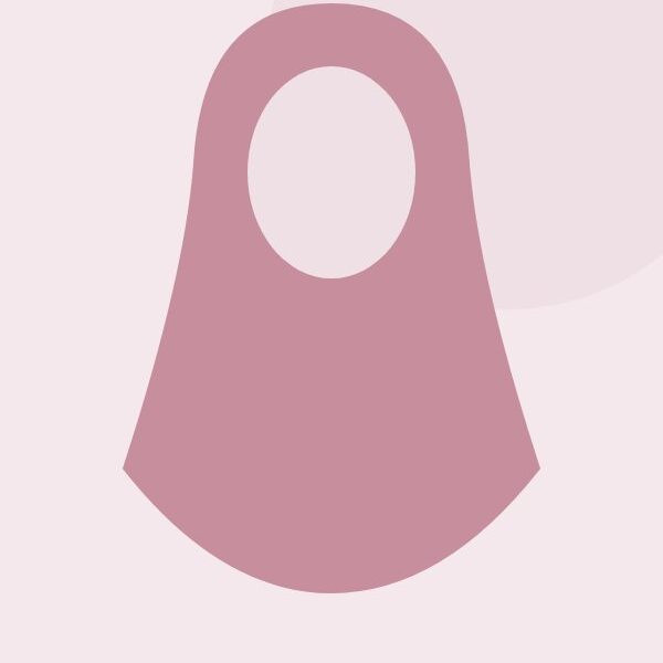 خمار شيفون بطبقتين