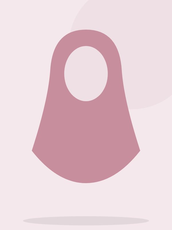 خمار شيفون بطبقتين